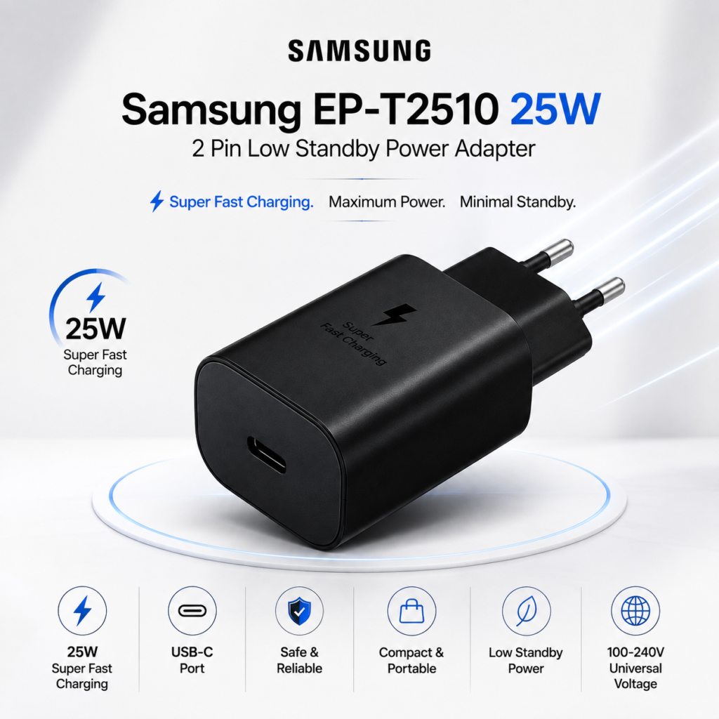 Samsung (25W) 2 Pin Low Standby Power Adapter